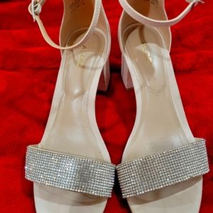 Size 6.5 gently used Aldo rhinestone dress shoe.